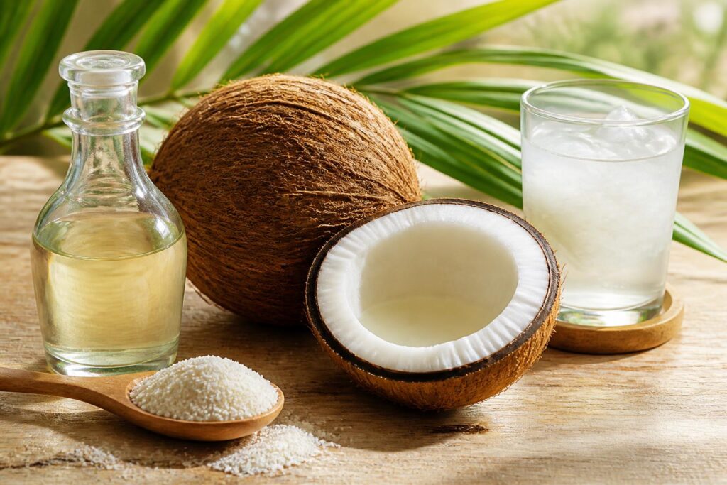 découvrez les bienfaits méconnus de la noix de coco (cocos nucifera) et comment ses vertus naturelles peuvent améliorer votre santé et votre bien-être au quotidien.