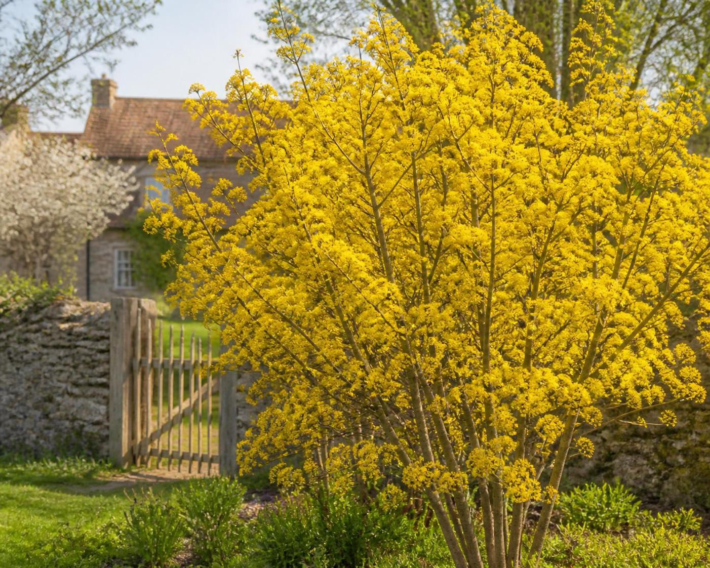 découvrez comment intégrer le cornus mas, ou cornouiller mâle, un arbuste à fleurs jaunes éclatantes, dans votre jardin pour égayer vos espaces verts toute l'année.