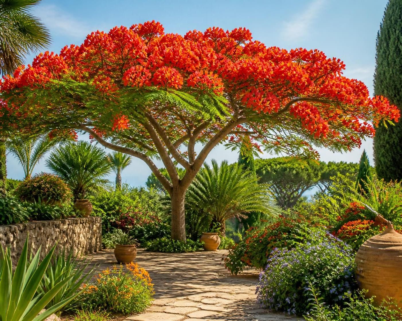 découvrez comment le delonix regia, l'arbre flamboyant aux fleurs éclatantes, peut métamorphoser votre jardin en une véritable oasis tropicale. conseils d'entretien et idées d'aménagement pour un espace chaleureux et coloré.