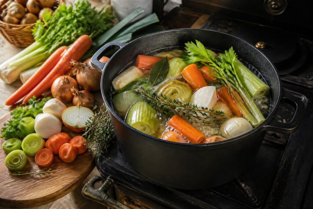 découvrez quels légumes choisir pour préparer un pot-au-feu avec un bouillon riche et savoureux, et profitez d'une recette traditionnelle pleine de goût.