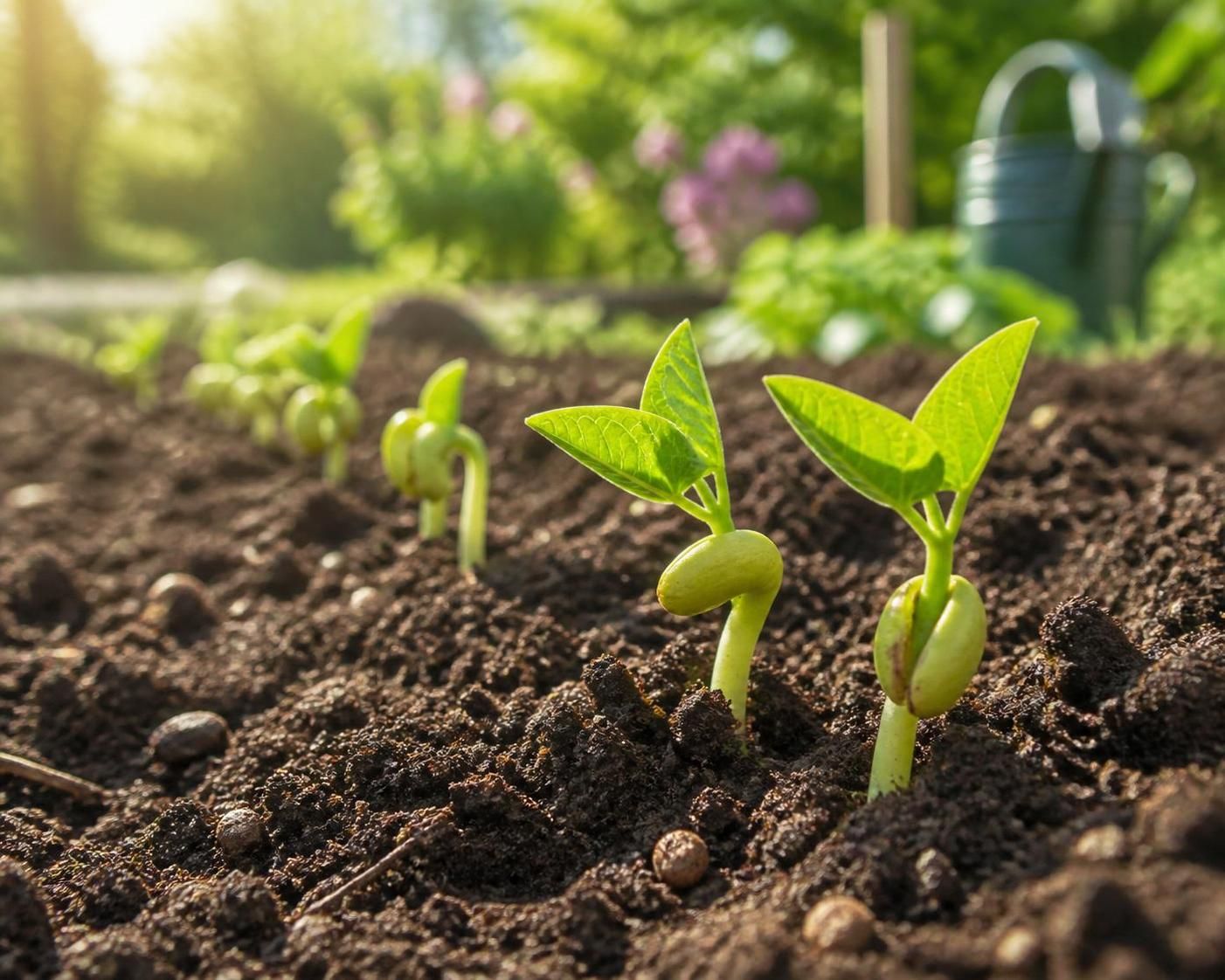 découvrez combien de temps il faut pour que les haricots verts commencent à pousser et apprenez à reconnaître les premières pousses pour un jardinage réussi.