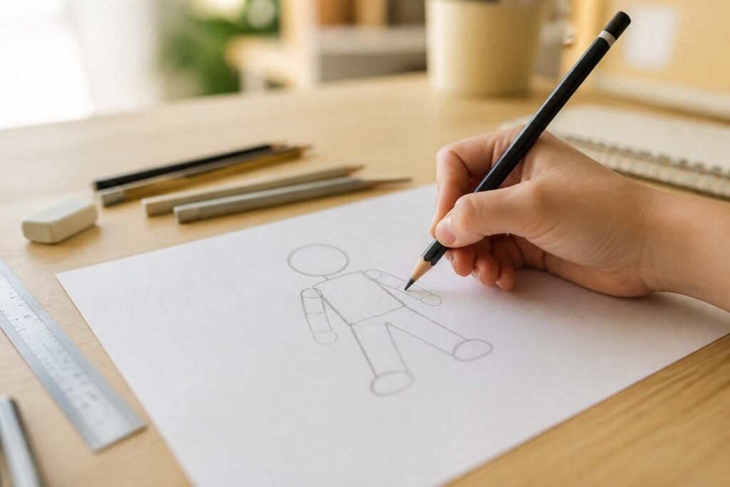 découvrez des astuces simples pour apprendre à dessiner des bonhommes facilement, parfait pour débutants en dessin.