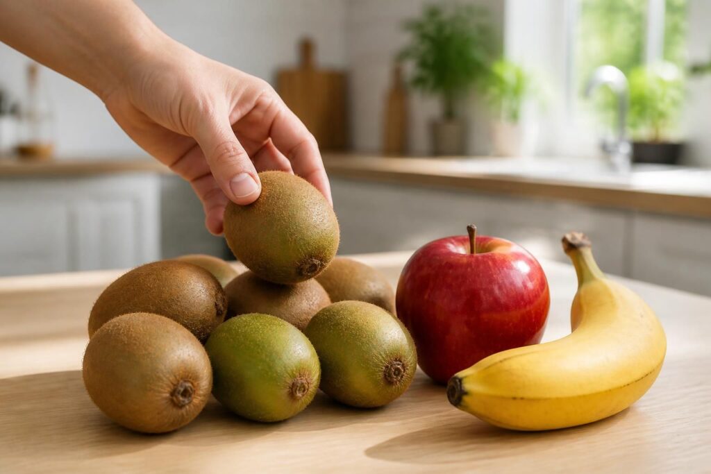 découvrez des méthodes simples et efficaces pour faire mûrir vos kiwis rapidement et savourer leur douceur au meilleur moment.