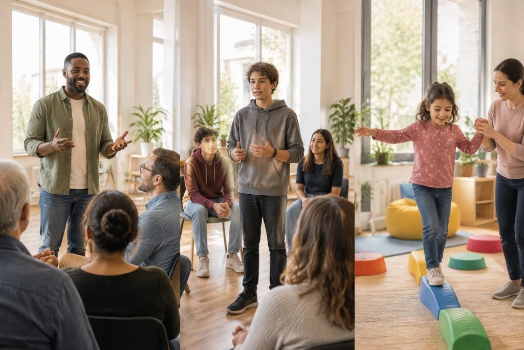 découvrez des exercices de confiance en soi adaptés aux adultes, adolescents et enfants, avec des conseils pratiques pour chaque âge.